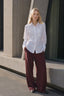 Versatile Lapel Collar Blouse