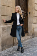 Belted Wool Long Coat