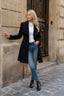 Belted Wool Long Coat