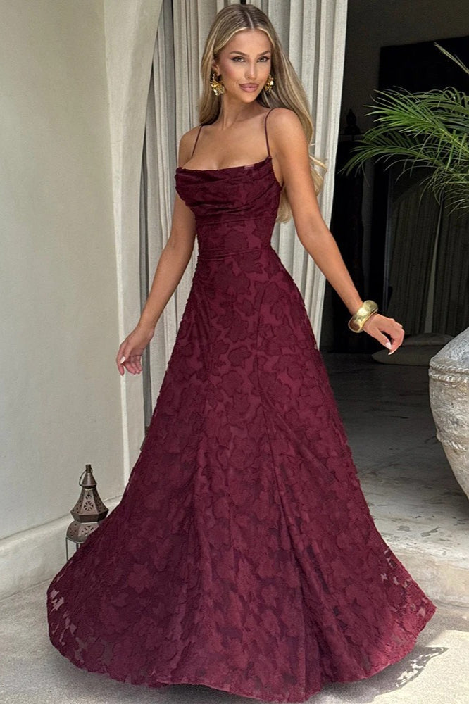 Lace-Up Backless Maxi Dress Main image