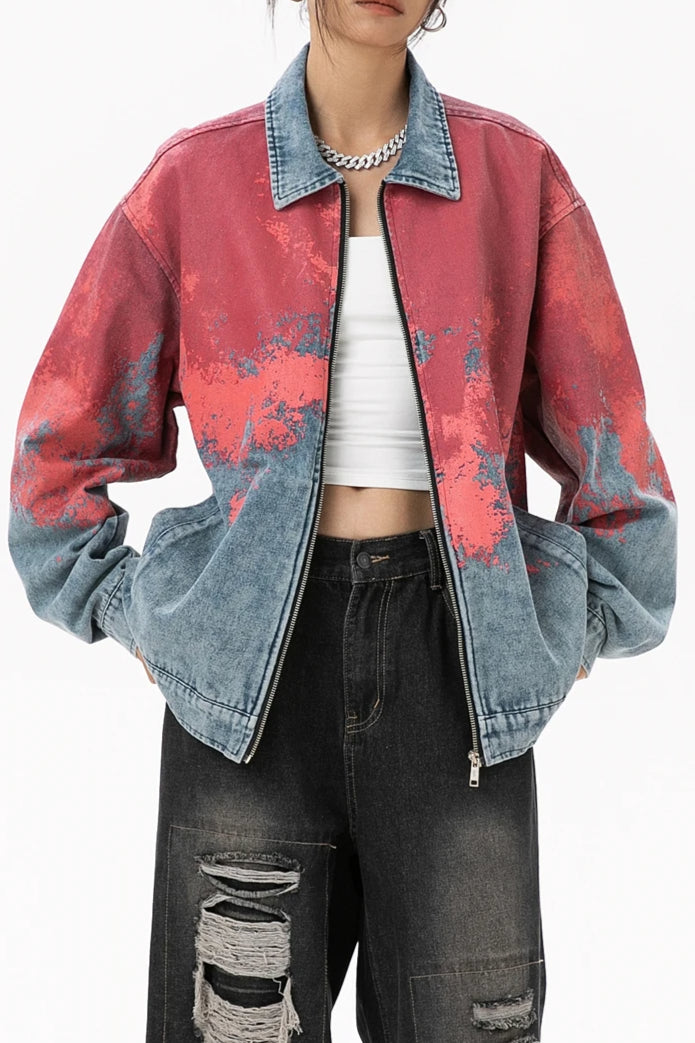 Casual Washed Denim Jacket Secondary image