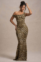 Print One-Shoulder Bodycon Party Dress