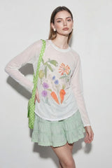 Breathable Loose Floral Cover Up