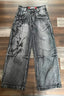Vintage Washed Baggy Wide Leg Streetwear Jeans