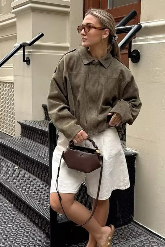 Elegant Bat Sleeve Jacket Main image