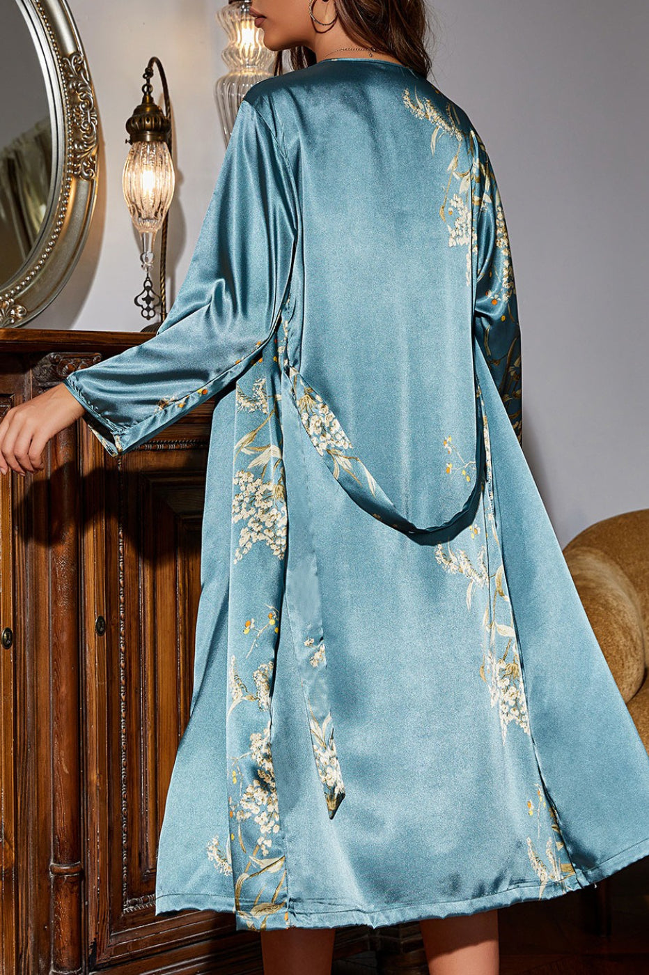 Thin Robe Sleepwear Pajama Set Secondary image