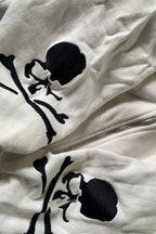 Skull Graphic Sleeve Full Zip Hoodie