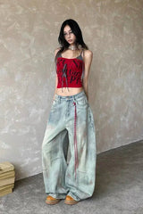 Oversized Dyed Street Jeans