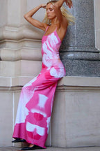 Open Back Slit Slip Dress