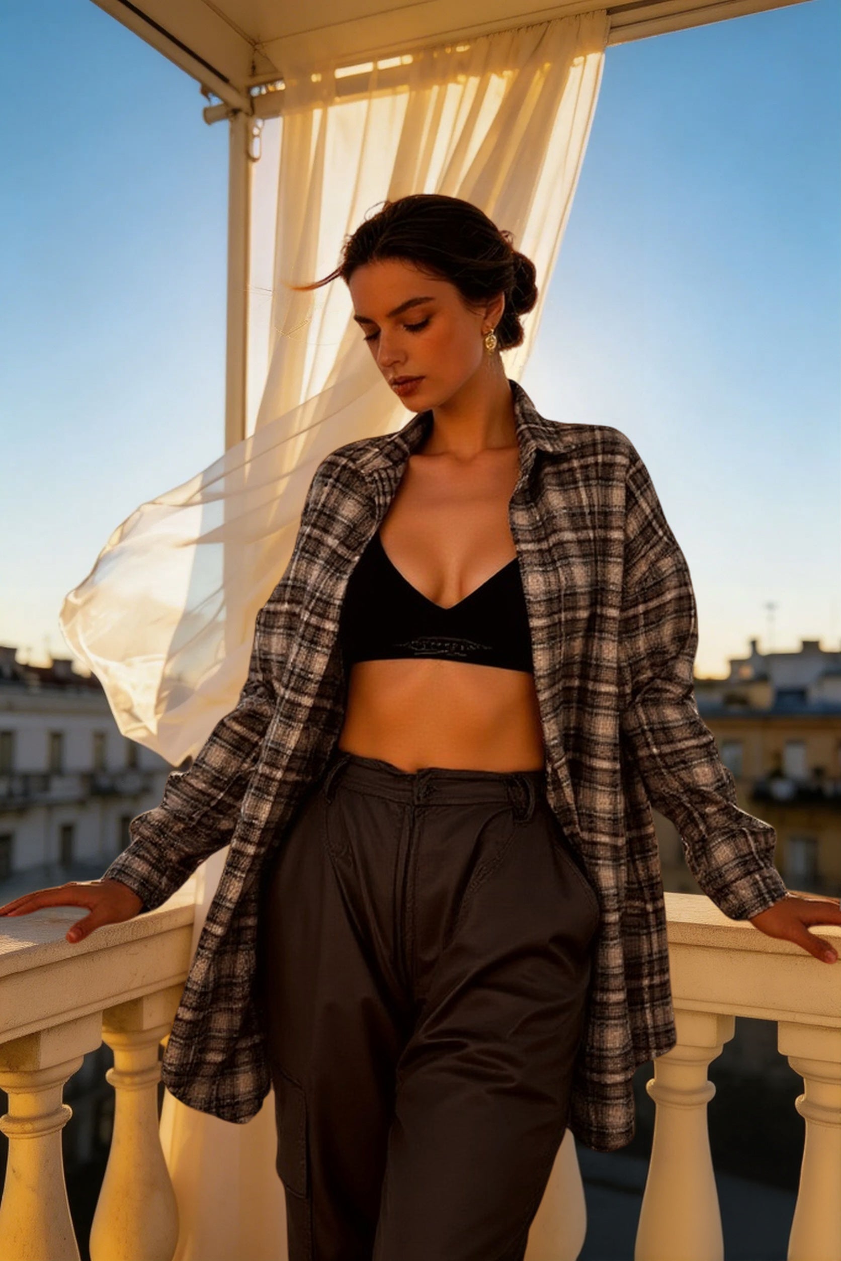 American Vintage Plaid Blouse Secondary image