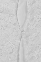 Hollow Out Buttoned Bodycon Lace Dress