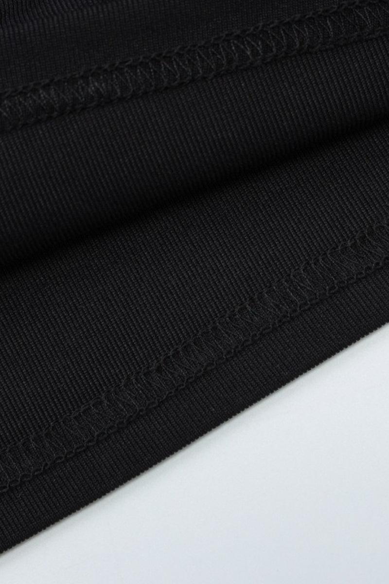 Printed Off-Shoulder Short Sleeve Crop Top