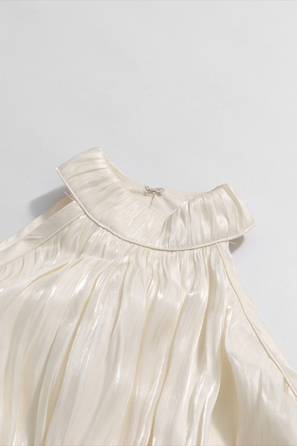 Off Shoulder Long Sleeve Reception Dress