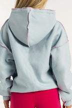Colorblock Hooded Sweatshirt Hoodie