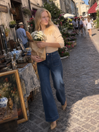High Waist Wide Leg Vintage Jeans