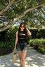 Slim Fit Hollow Cami Top
