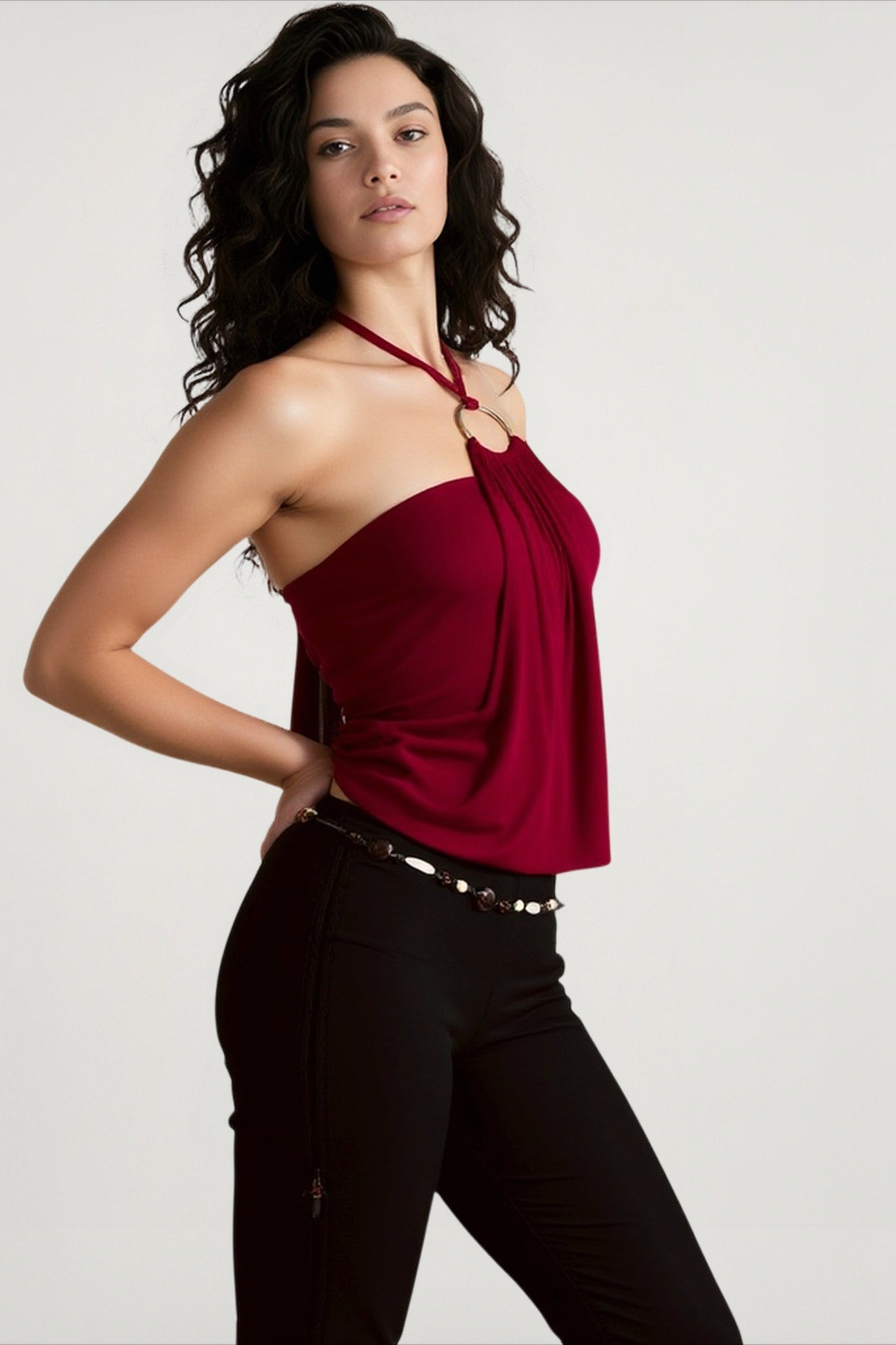 Ruched Strapless Cami Top Secondary image