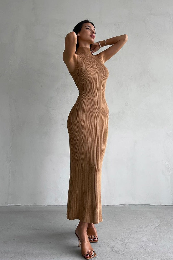 Fitted Elegant Knit Sweater Dress Secondary image