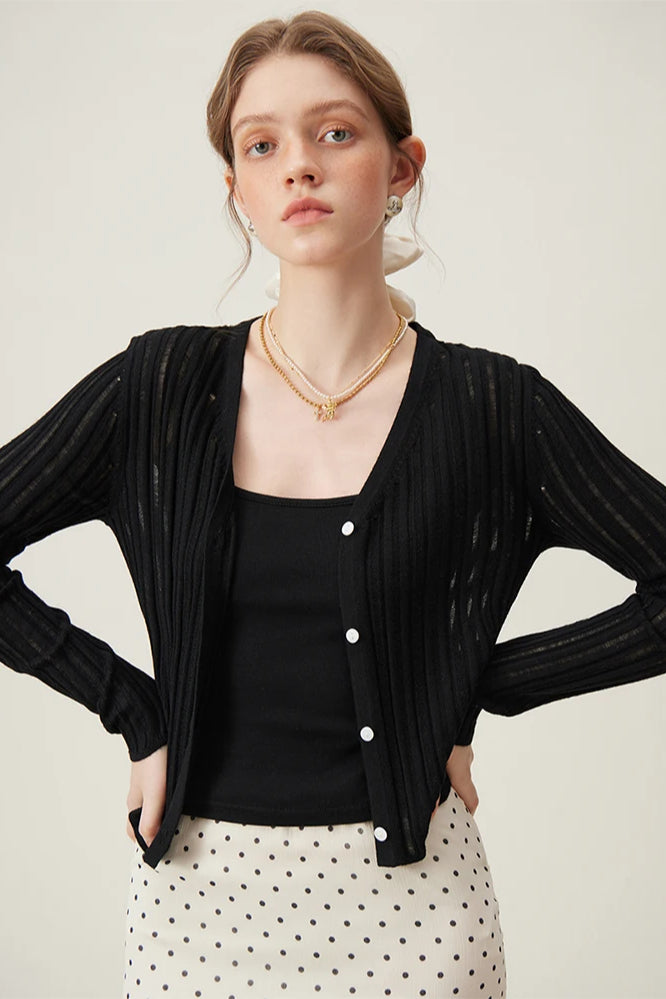Casual Knit Open Front Cardigan Secondary image