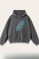 Vintage Street Print Hoodie