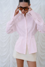 Minimalist Waist Define Blouse