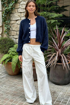 Lightweight Long Sleeve Solid Knit Cardigan