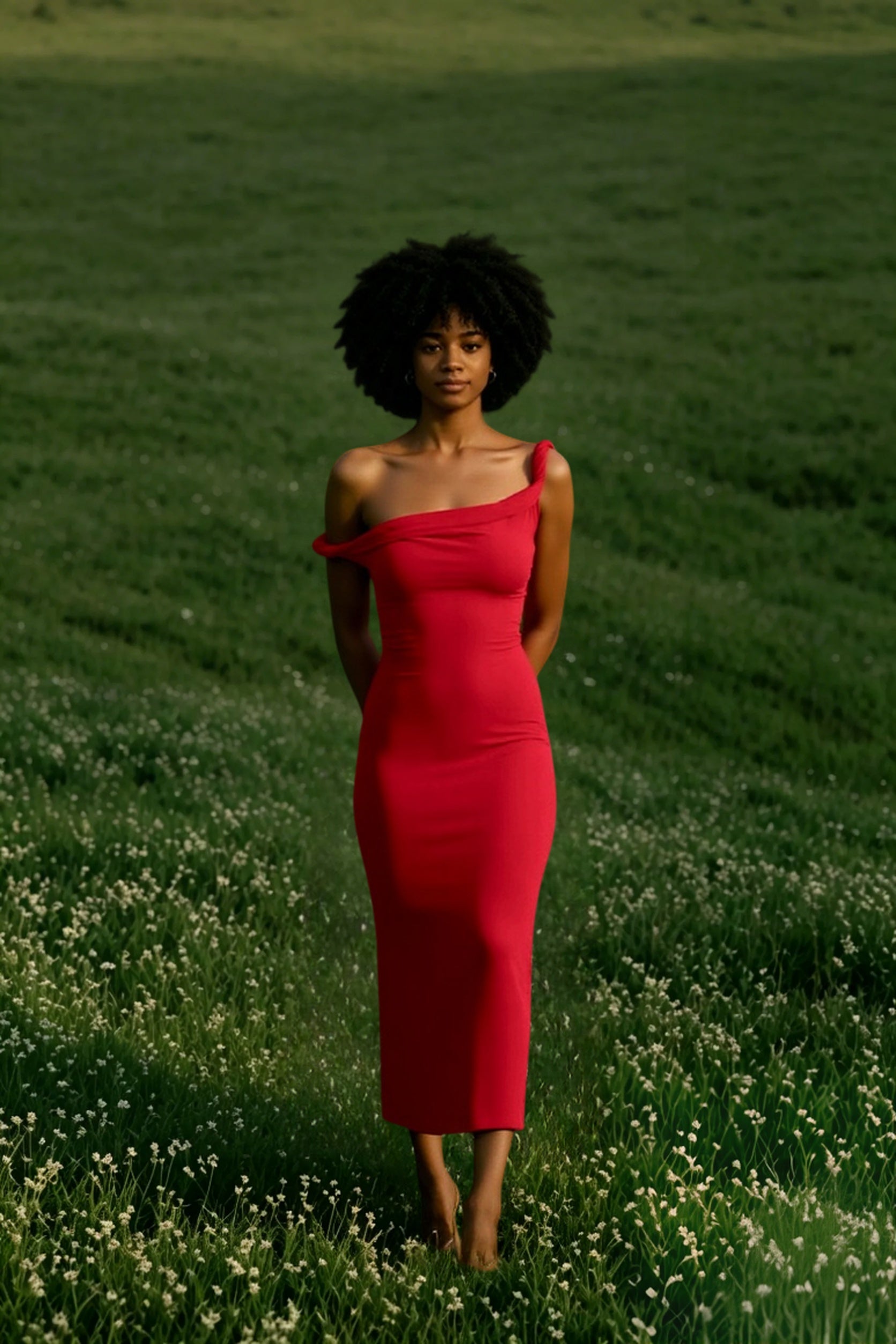 Bardot Rolled Hem Party Dress Secondary image