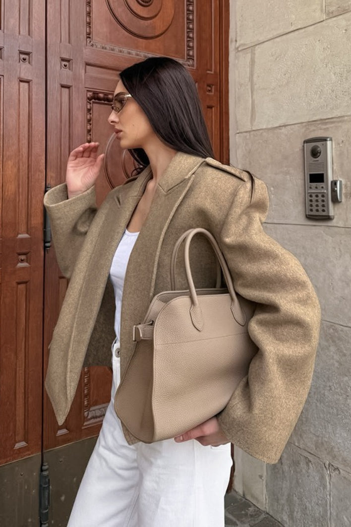 Office Wool Blend Structured Blazer Coat Secondary image