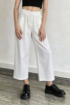 Linen Relaxed Cropped Pants