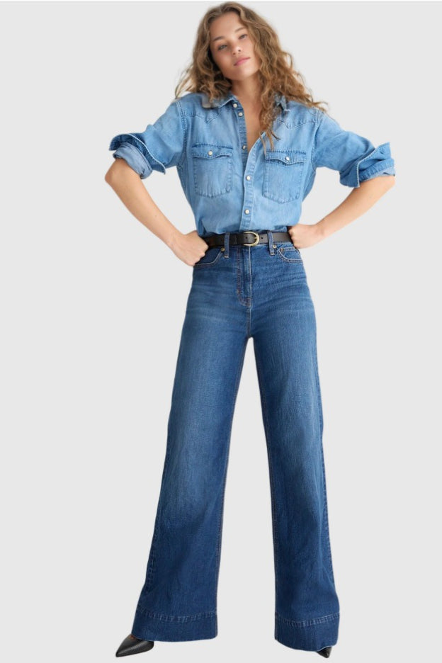 Comfort Fit Flare Trousers Jeans Main image