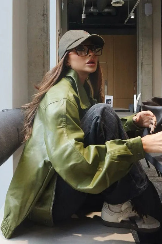Chic Zipper Long Sleeve Jacket Secondary image