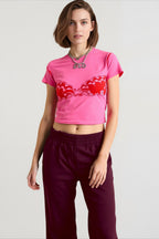 Lingerie Graphic Slim T-shirts