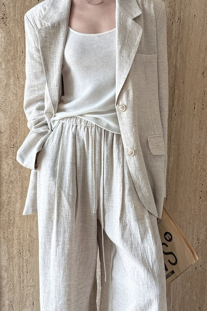 Tencel Linen Blend Autumn Blazer Secondary image