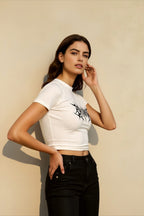 Sexy Cropped Fitted T-shirts
