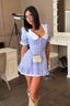 Ruffled Collar Floral Work Dress