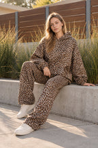 Y2K Leopard Print Hip-Hop Hoodie
