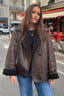 Warm Oversized Faux Shearling Coat