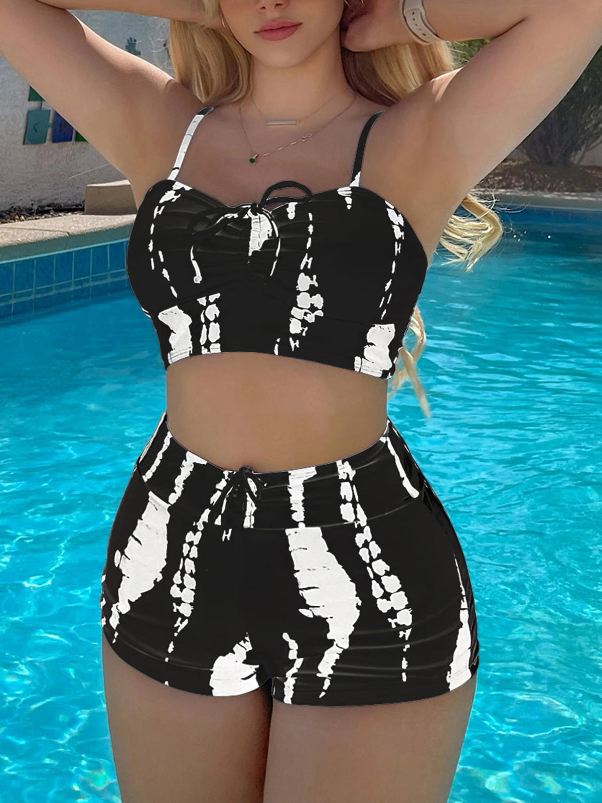 Padded Bathing Suit Summer Basic Swimsuit