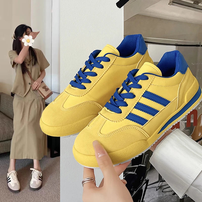 2024 Comfort increase niche retro German training shoes female summer breathable flat shoes sports Forrest Gump shoes Main image