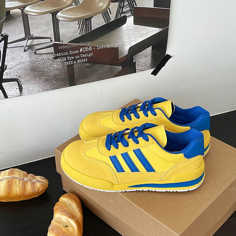 2024 Comfort increase niche retro German training shoes female summer breathable flat shoes sports Forrest Gump shoes Secondary image