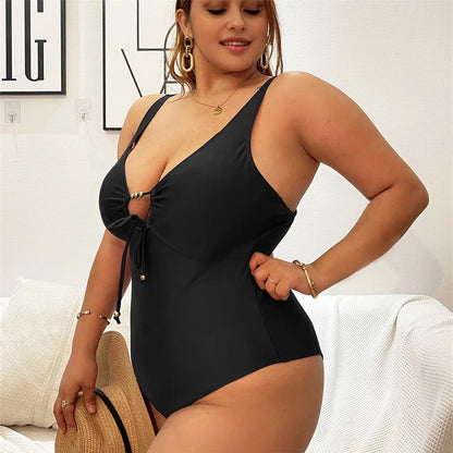 Sexy Brazilian Summer Bikini One Piece Plus Size Swimsuit