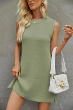 Solid Sleeveless  Fashion Elegant Spring Midi Dresses