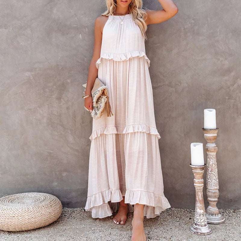 New Floor-length Round Loose Irregular LOOSE Midi Dresses Main image