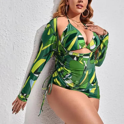 Swim Clothing Mujer 4XL Bathing Suit Plus Size Swimsuit