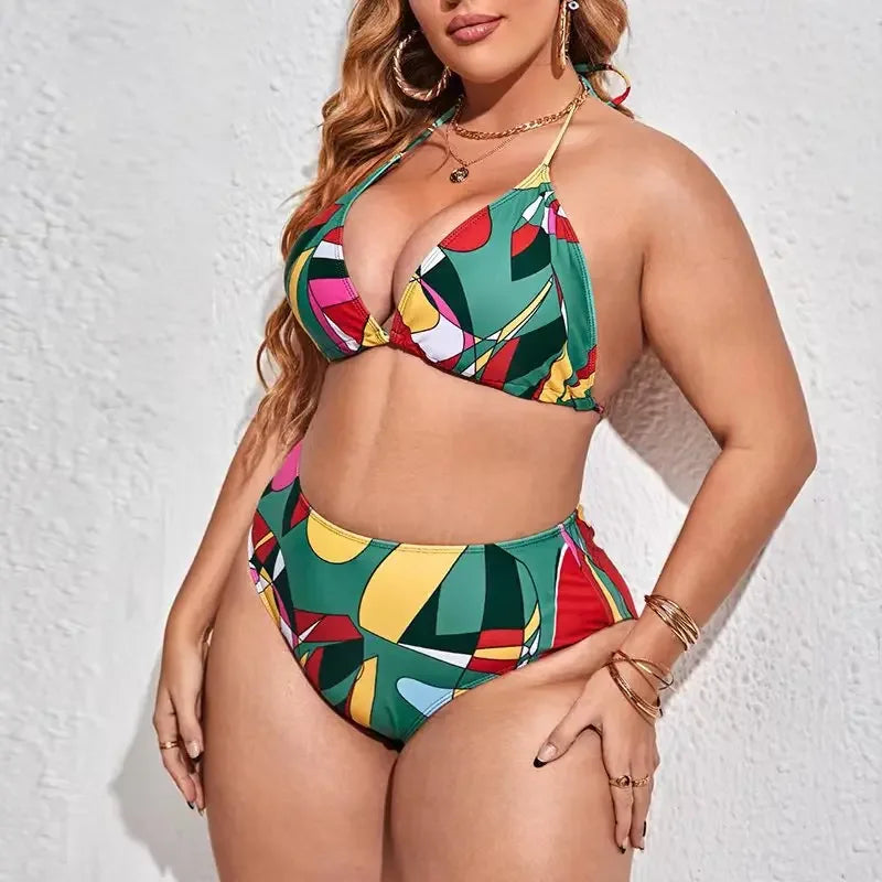 Swim Clothing Mujer 4XL Bathing Suit Plus Size Swimsuit
