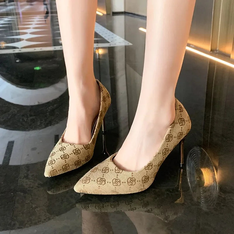Pointed Shallow Elegant Brand Design High Heel High Heel Secondary image