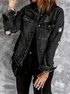 Oversized Multi Floral Embroidered Bohemian Chic Winter Jacket