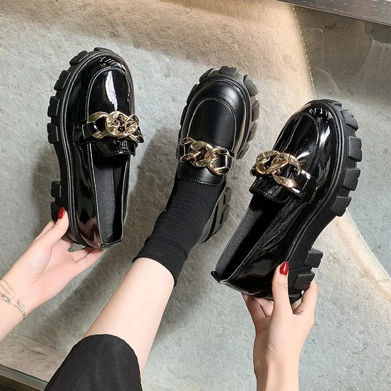 Suede Platform Non-Slip Walking Casual Trend Spring Autumn Flats Loafers Secondary image