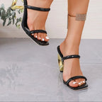 Open Toe Party Luxury Designer Shallow Banquet Elegant High Heel