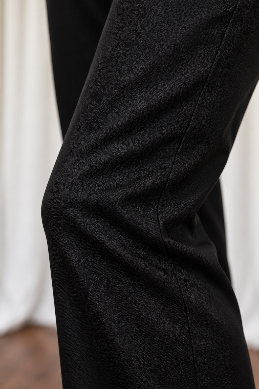 Button Tab Low Rise Flared Pants